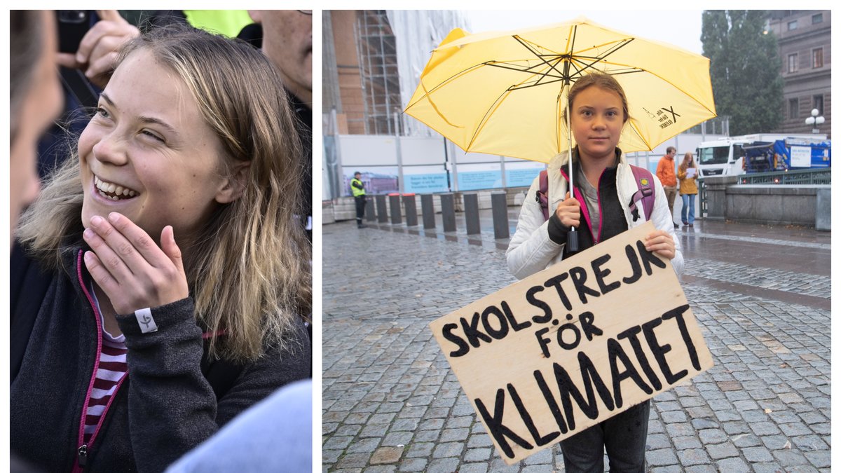 Greta Thunberg, 19, startade miljörörelsen "Fridays for future".